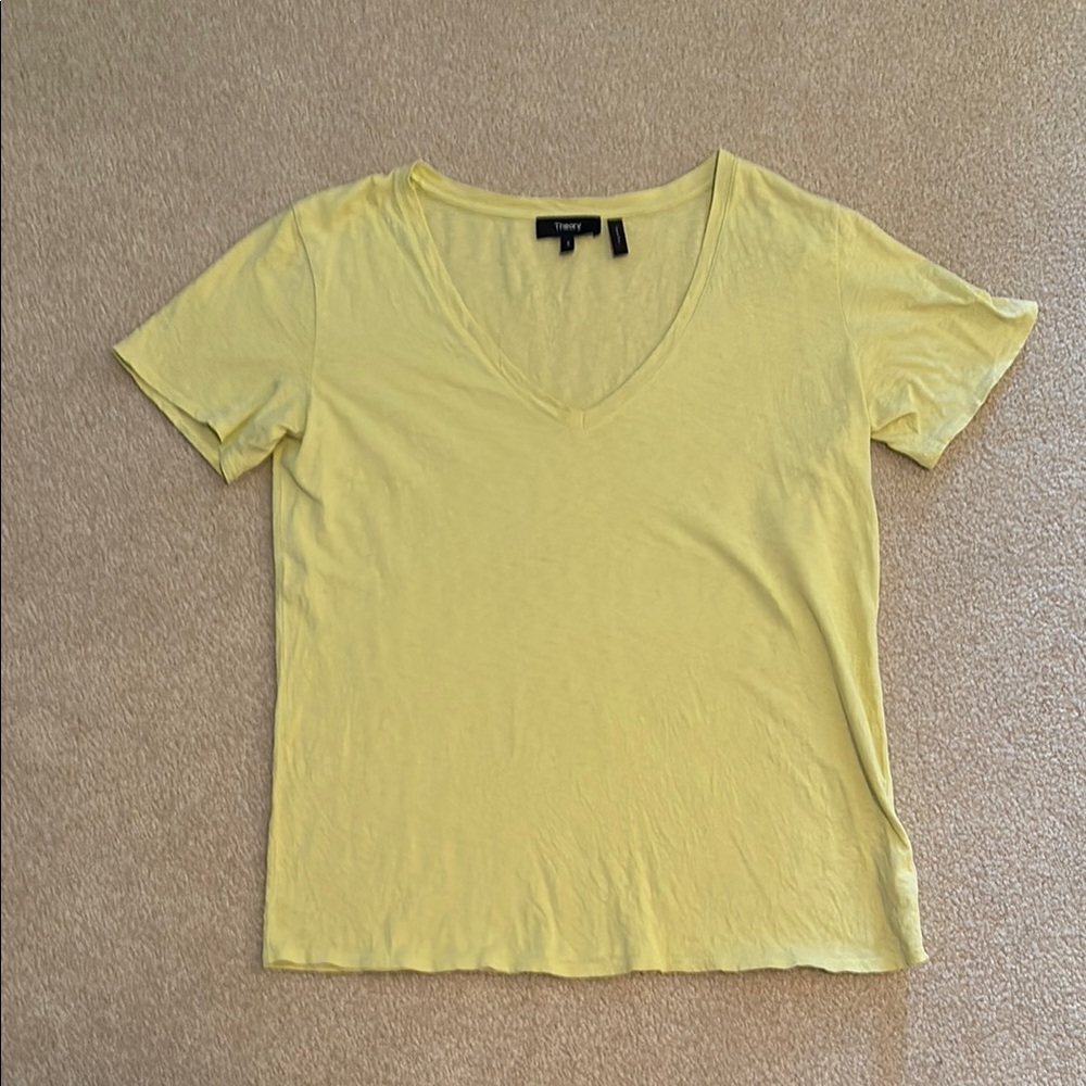 Theory Short Sleeve T-Shirt Key Lime Small